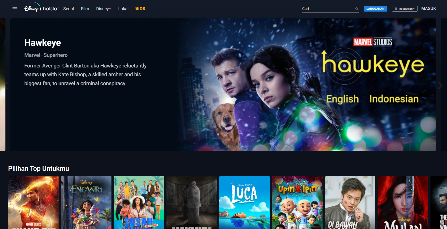 Device Untuk Akun Disney+ Hotstar